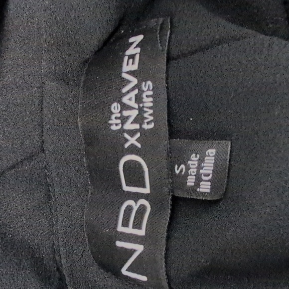 NBD x the Naven Twins Black Romper Size Small - Picture 7 of 9